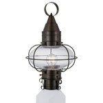 Norwell Lighting - Norwell Lighting 1511-BR-SE Classic Onion - One Light Medium Outdoor Post Mount - The Classic Onion, crafted of solid brass, continuClassic Onion One Li Choose Your Option *UL: Suitable for wet locations Energy Star Qualified: n/a ADA Certified: n/a  *Number of Lights: Lamp: 1-*Wattage:100w Edison bulb(s) *Bulb Included:No *Bulb Type:Edison *Finish Type:Bronze