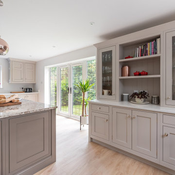 Traditional Shaker, Beaded In-frame Kitchen & Bootility. Lindfield, West Sussex.