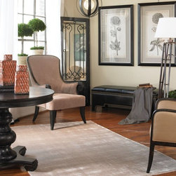 www.essentialsinside.com: danube champagne 5x8 rug - Rugs