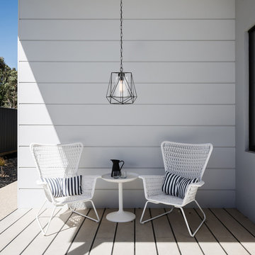 Sansa 1-Light Outdoor/Indoor Pendant, Black, Clear Glass Inner Shade