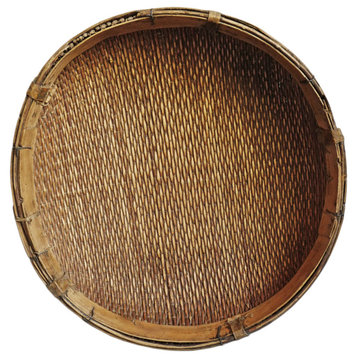 Consigned Jumbo Bamboo Grain Basket
