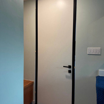 Flush wood Hidden Door - Planum 0010