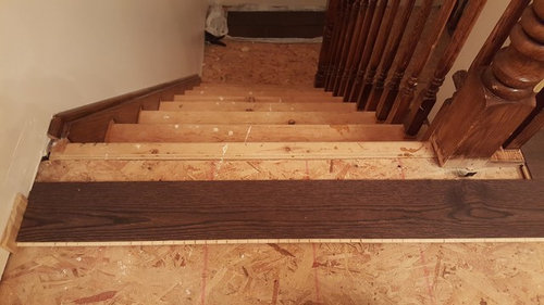 Stair Landing From Engineered Kit, How To Install Hardwood Flooring On A Landing