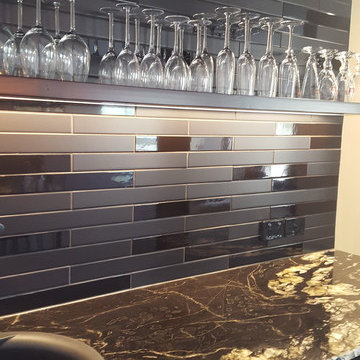 Home Bar.  Repurposed Furniture.  Custom Wine Holder.  Wine Cellar.