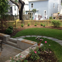 sunken patio