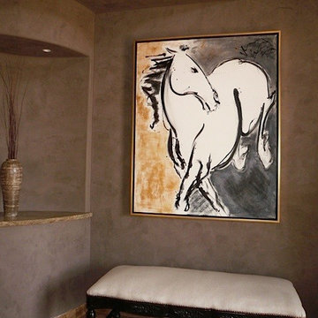 Equine Paintings on the Wall - Modern Decor