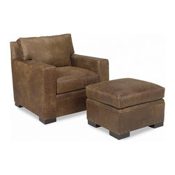 Leather Chairs and Ottomans - Products