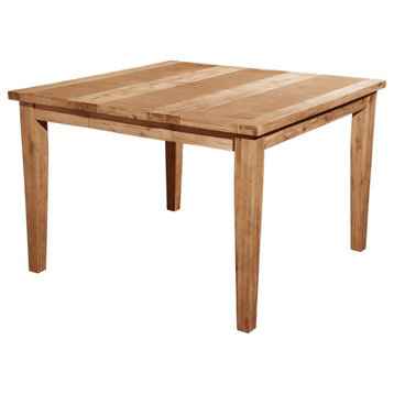 Alpine Furniture Aspen Wood Extension Pub Table in Antique Natural (Brown)