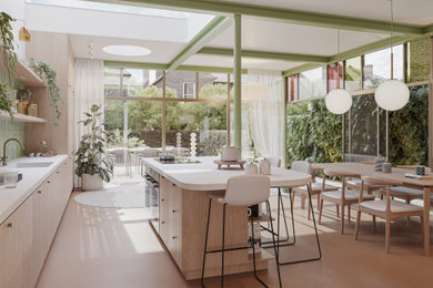 Photo of a contemporary kitchen in London.