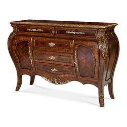 Imperial Court Radiant Chestnut Server - AICO - Buffets And Sideboards