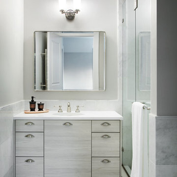 Vanity with Cup Pulls | Riverside, Greenwich New Residence