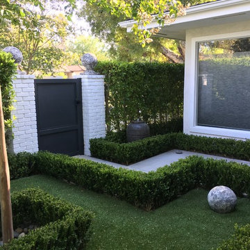 Transforming an open entry exterior to your home into a enclosed private area.