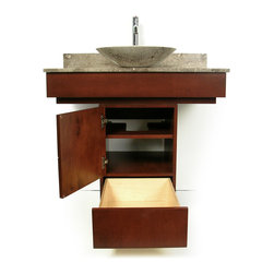 D'Vontz Modular Vanity with Stone Vessel - Products