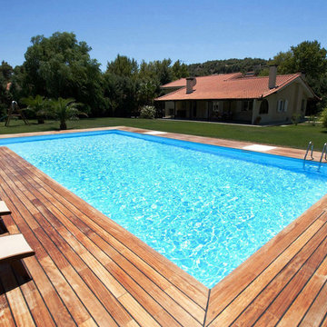 Piscina color Azul claro RENOLIT ALKORPLAN2000