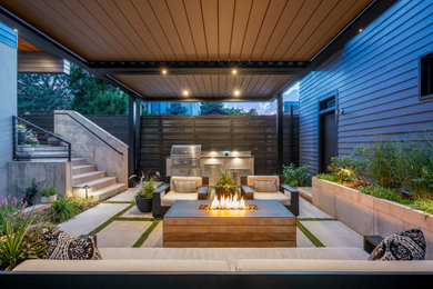Inspiration for a modern landscaping in Denver.