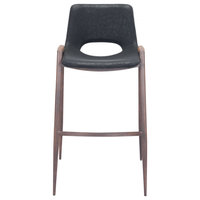 Desi Barstool (Set of 2) White & Walnut main image 0