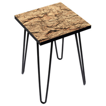 Topo Bark Side Table, 15"