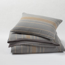 Rippled Stripe Duvet Cover - Products