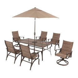 Millbury 8pc Dining Set With Millbury 9 Feet Umbrella - Products