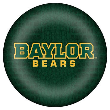 PW3108-Baylor Bears on Green Crock Paperweight