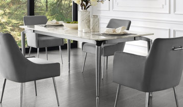 Upholstered Dining Chairs and Bar Stools With Free Shipping