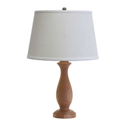 House of Troy Vermont Cherry 23" Turned Table Lamp - Table Lamps
