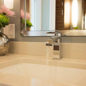 Textured Master Bathroom