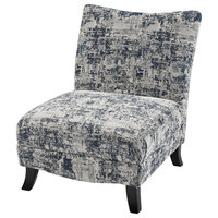 Tiergarten Chaise Lounge, Gray, Taupe, Cream With Black