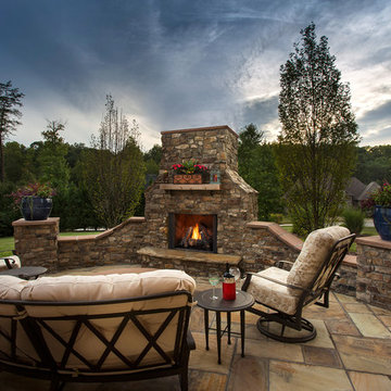 Heat & Glo Courtyard Outdoor Fireplace