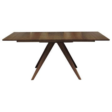 Catalina, 48" Square Extension Table, Extension and Leaf Storage, Natural Cherry