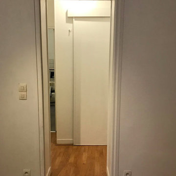Métamorphose d'un studio en 2 pièces à Pantin