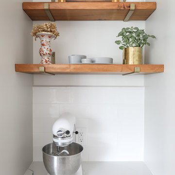 Floating Shelves and Landing Space