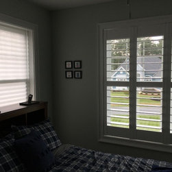 Solid vinly Plantation Shutters: PolyDesign - Interior Shutters