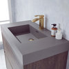 Huesca Bath Vanity in North Carolina Oak, 36", Without Mirror