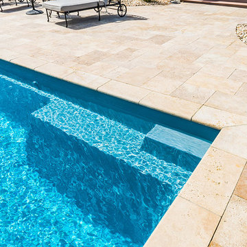 Fiberglass Feature Pool - Mullica Hill, New Jersey