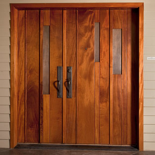 Mahogany Double Doors | Houzz