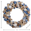 Wooden Seaside Accent Wreath Hanging Accessory
