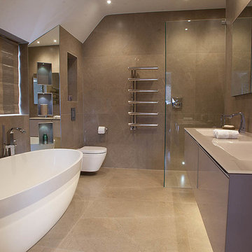 Bathrooms and bedrooms in a north London home