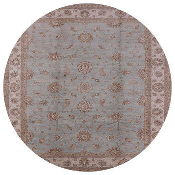 Ahgly Company Indoor Round Mid-Century Modern Area Rugs, 7' Round