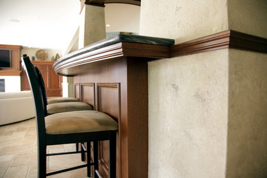 Basement - craftsman basement idea in Calgary