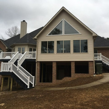 Columbia SC Sunroom and Trex Deck Combination in Lost Creek