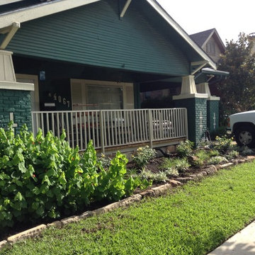 1923 bungalow, period landscape.