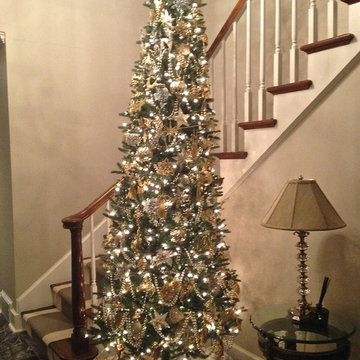TRANSITIONAL STYLE HOME HOLIDAY DECOR