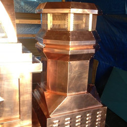Copper Chimney Caps, Shrouds and Pots - Products