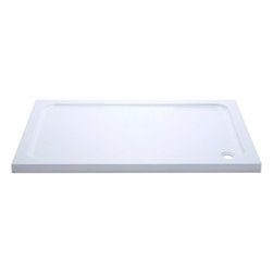 Slimline High Density Foam Shower Tray White - Shower Pans And Bases