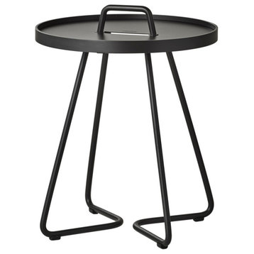 Cane-Line On-The Move Side Table, Black, x-Small