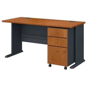 Series A 60" Desk With Mobile File Cabinet