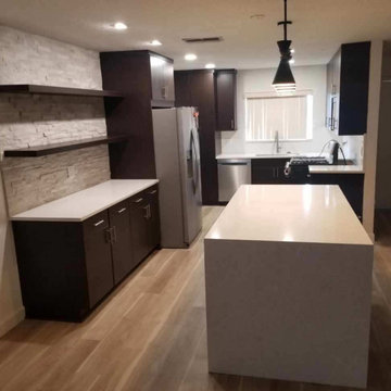 Contemporary Kitchen Remodel Done With New Kitchen Solvers Legacy Cabinets