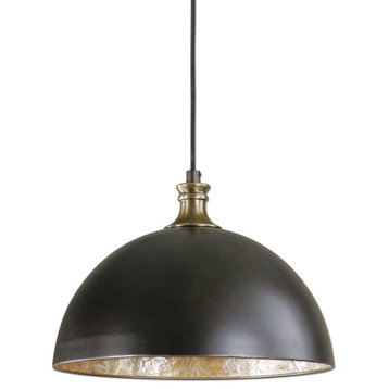 Uttermost Placuna 1-Light Pendant, Bronze