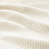 Madison Park Egyptian Cotton All-Season Woven Bedding Blanket, Ivory